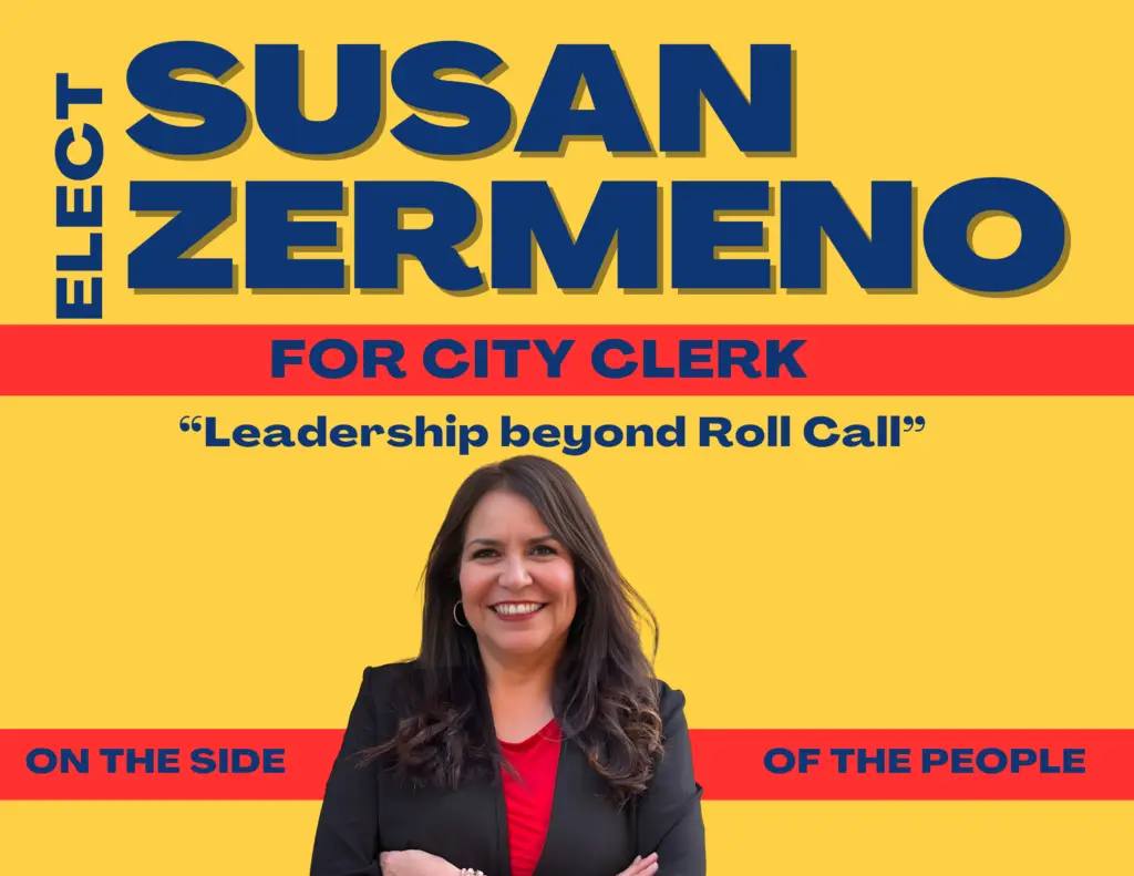 yellow and blue campaign postcards